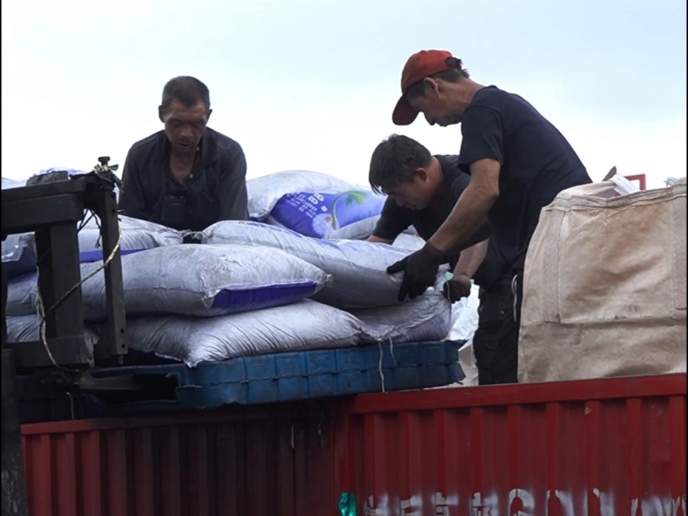 Coconut-Shell Activated Carbon Loaded for Dispatch at Guanbaolin