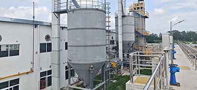 Activated carbon plant equipment support